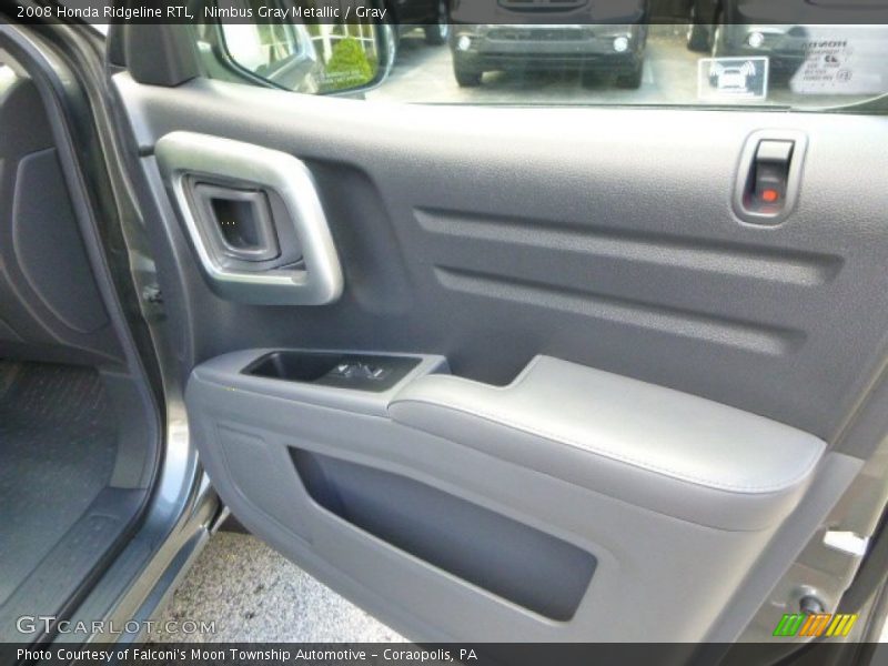 Nimbus Gray Metallic / Gray 2008 Honda Ridgeline RTL
