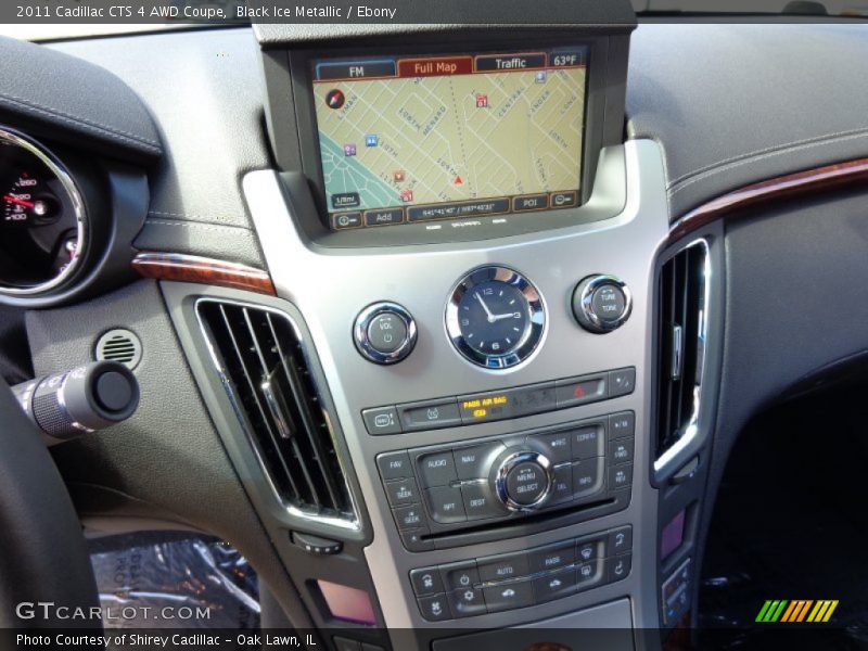 Black Ice Metallic / Ebony 2011 Cadillac CTS 4 AWD Coupe