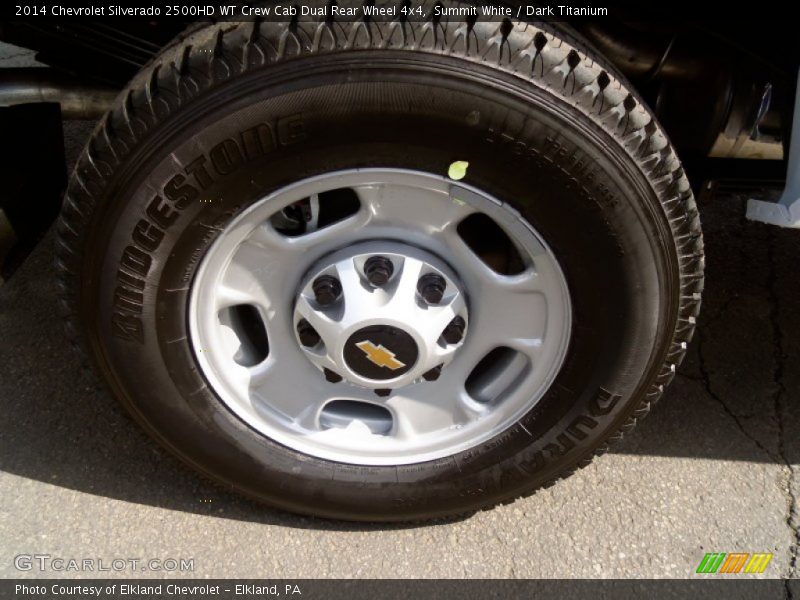  2014 Silverado 2500HD WT Crew Cab Dual Rear Wheel 4x4 Wheel