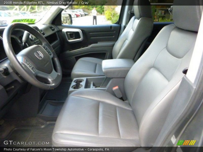 Nimbus Gray Metallic / Gray 2008 Honda Ridgeline RTL