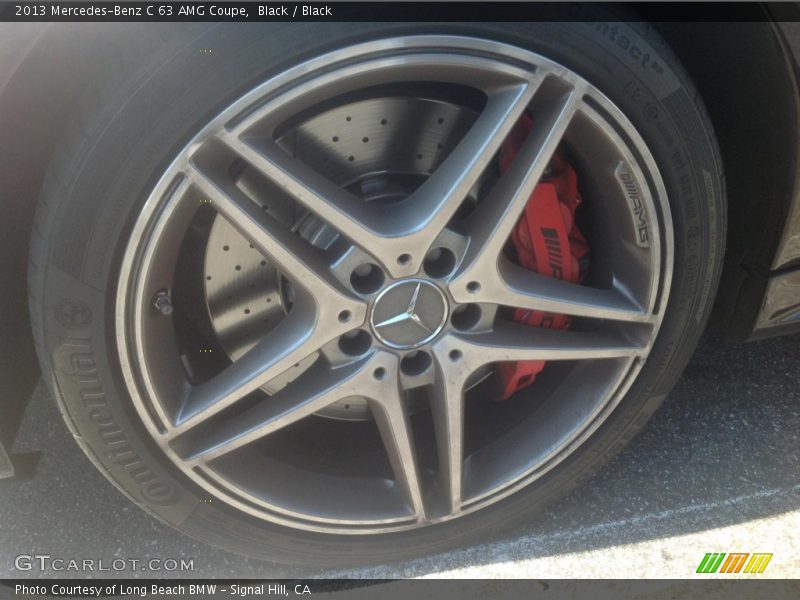 Black / Black 2013 Mercedes-Benz C 63 AMG Coupe