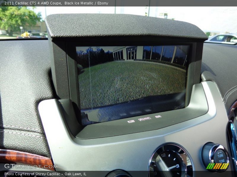 Black Ice Metallic / Ebony 2011 Cadillac CTS 4 AWD Coupe