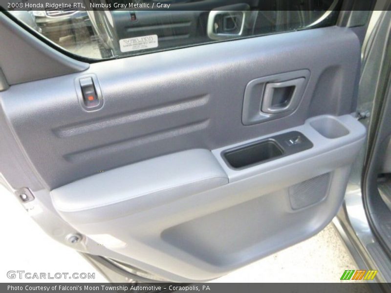 Nimbus Gray Metallic / Gray 2008 Honda Ridgeline RTL