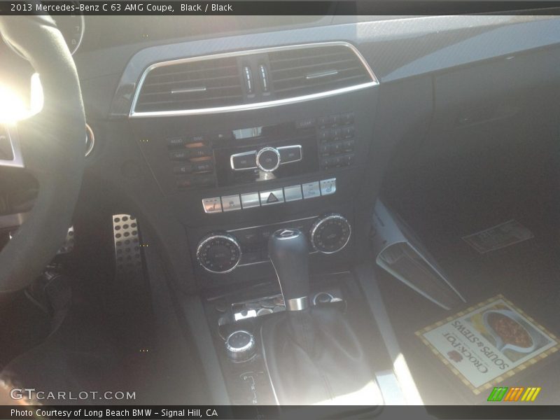 Black / Black 2013 Mercedes-Benz C 63 AMG Coupe