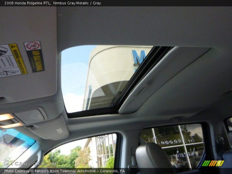 Nimbus Gray Metallic / Gray 2008 Honda Ridgeline RTL