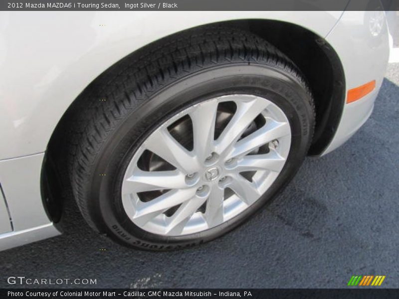 Ingot Silver / Black 2012 Mazda MAZDA6 i Touring Sedan