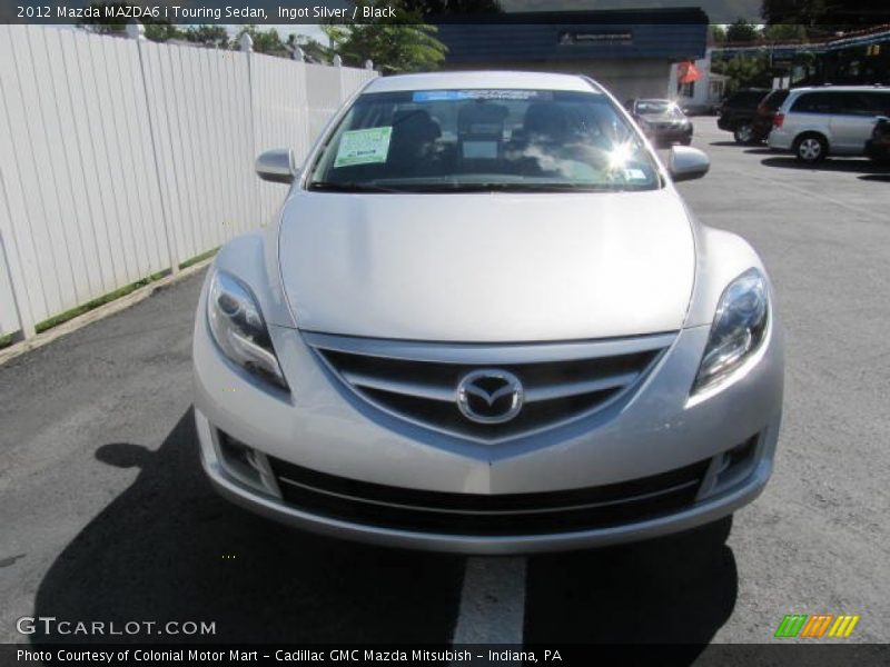 Ingot Silver / Black 2012 Mazda MAZDA6 i Touring Sedan