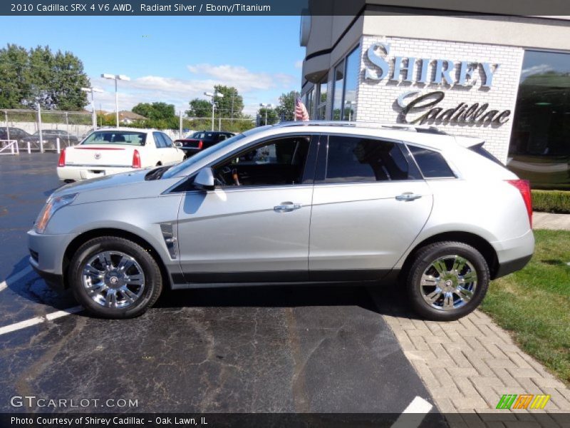 Radiant Silver / Ebony/Titanium 2010 Cadillac SRX 4 V6 AWD