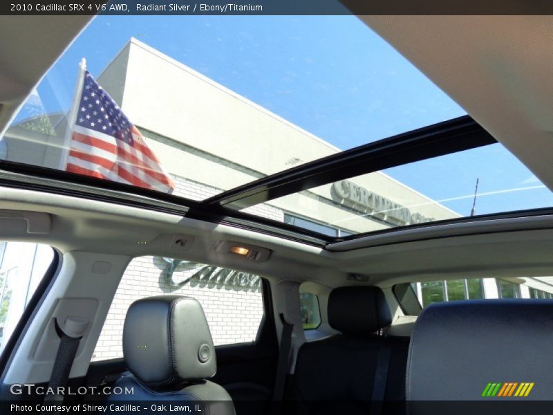 Radiant Silver / Ebony/Titanium 2010 Cadillac SRX 4 V6 AWD