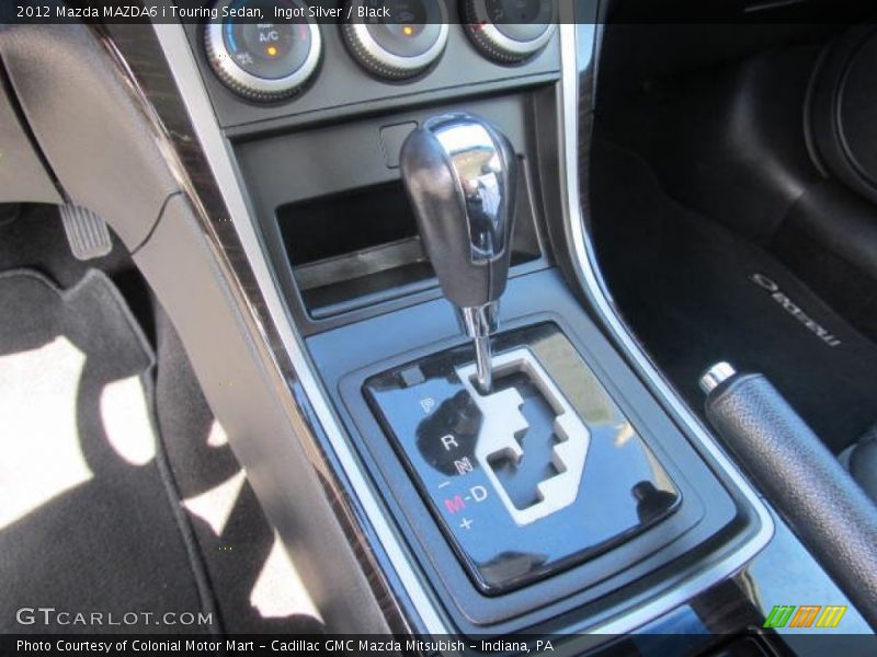 Ingot Silver / Black 2012 Mazda MAZDA6 i Touring Sedan
