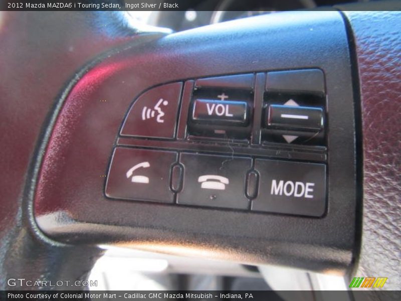 Ingot Silver / Black 2012 Mazda MAZDA6 i Touring Sedan