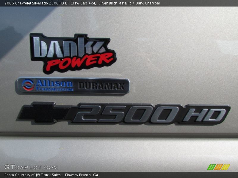 Silver Birch Metallic / Dark Charcoal 2006 Chevrolet Silverado 2500HD LT Crew Cab 4x4