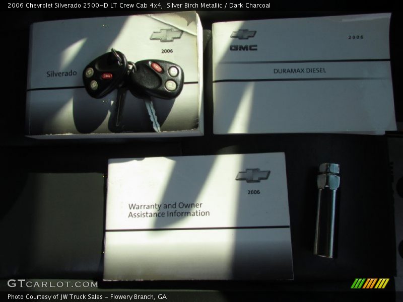 Silver Birch Metallic / Dark Charcoal 2006 Chevrolet Silverado 2500HD LT Crew Cab 4x4