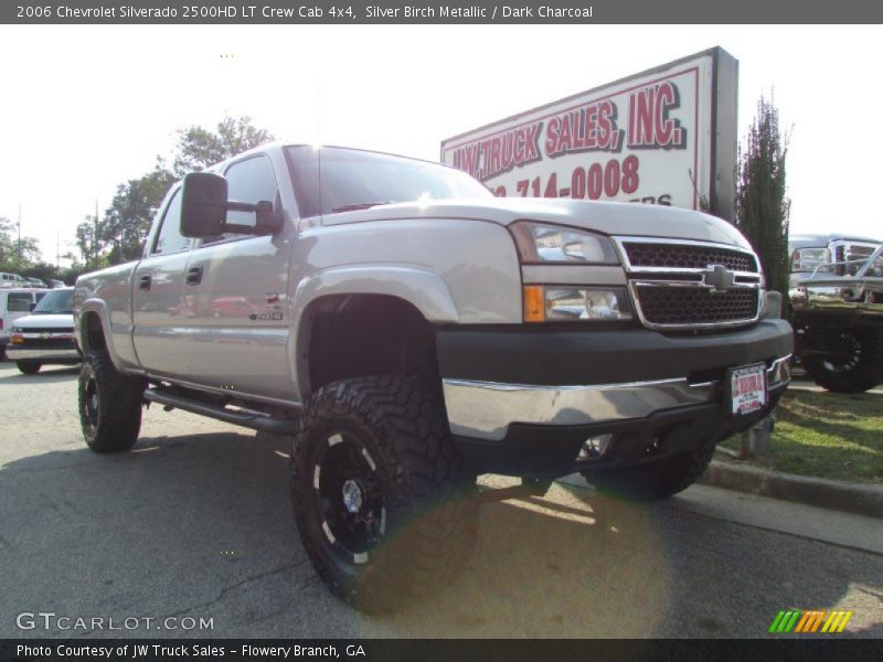Silver Birch Metallic / Dark Charcoal 2006 Chevrolet Silverado 2500HD LT Crew Cab 4x4