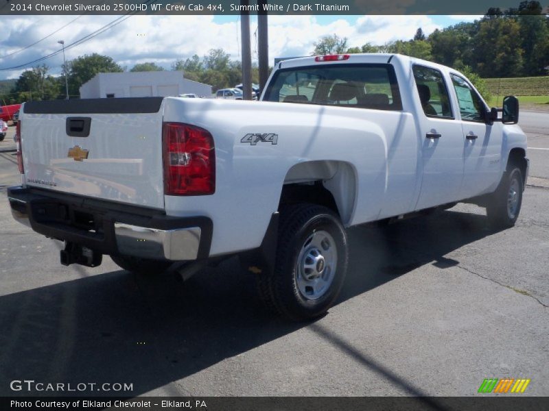 Summit White / Dark Titanium 2014 Chevrolet Silverado 2500HD WT Crew Cab 4x4