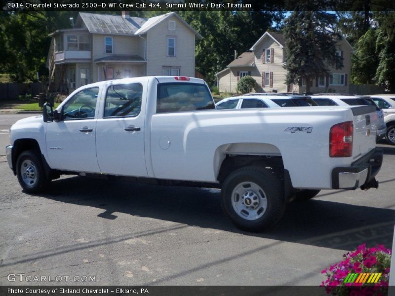 Summit White / Dark Titanium 2014 Chevrolet Silverado 2500HD WT Crew Cab 4x4
