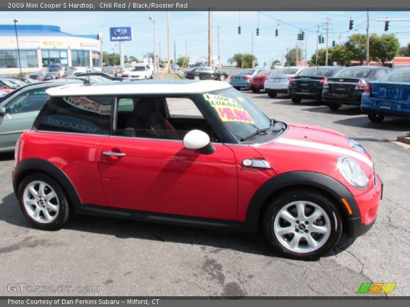 Chili Red / Black/Rooster Red 2009 Mini Cooper S Hardtop