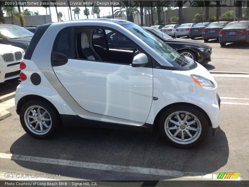 Crystal White / Design Black 2009 Smart fortwo passion coupe