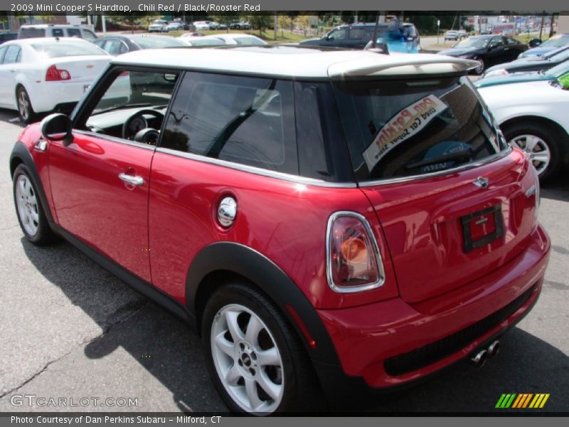 Chili Red / Black/Rooster Red 2009 Mini Cooper S Hardtop