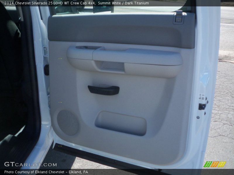 Summit White / Dark Titanium 2014 Chevrolet Silverado 2500HD WT Crew Cab 4x4