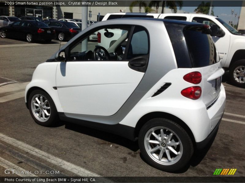 Crystal White / Design Black 2009 Smart fortwo passion coupe