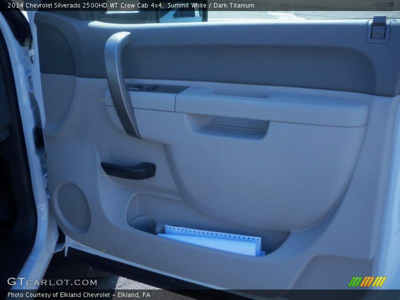 Summit White / Dark Titanium 2014 Chevrolet Silverado 2500HD WT Crew Cab 4x4