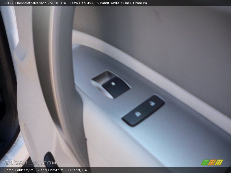 Summit White / Dark Titanium 2014 Chevrolet Silverado 2500HD WT Crew Cab 4x4