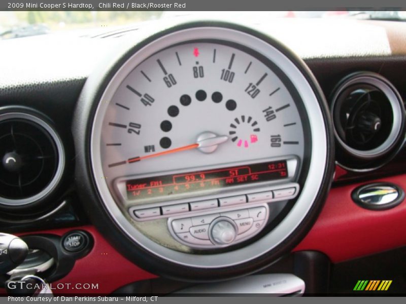 Chili Red / Black/Rooster Red 2009 Mini Cooper S Hardtop