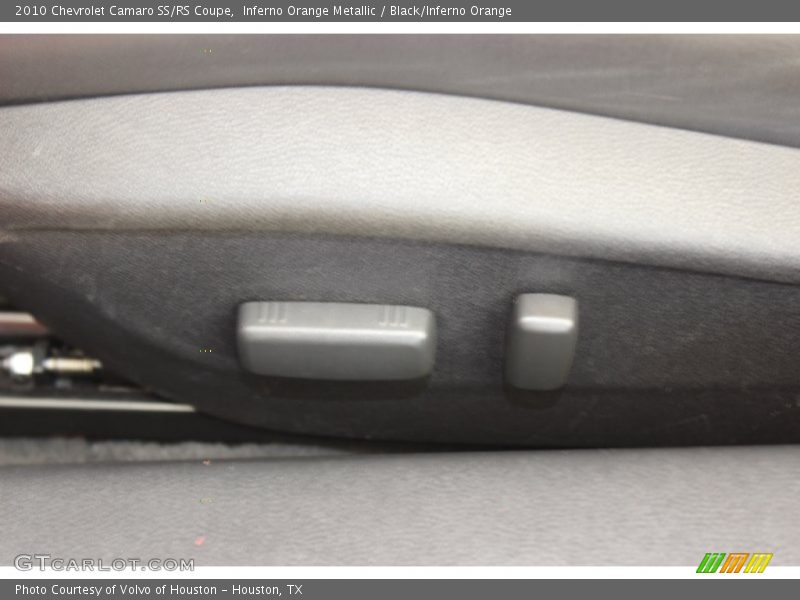 Inferno Orange Metallic / Black/Inferno Orange 2010 Chevrolet Camaro SS/RS Coupe