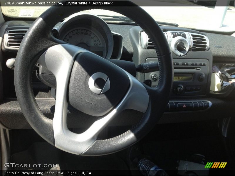Crystal White / Design Black 2009 Smart fortwo passion coupe