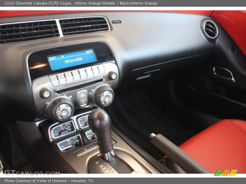 Inferno Orange Metallic / Black/Inferno Orange 2010 Chevrolet Camaro SS/RS Coupe