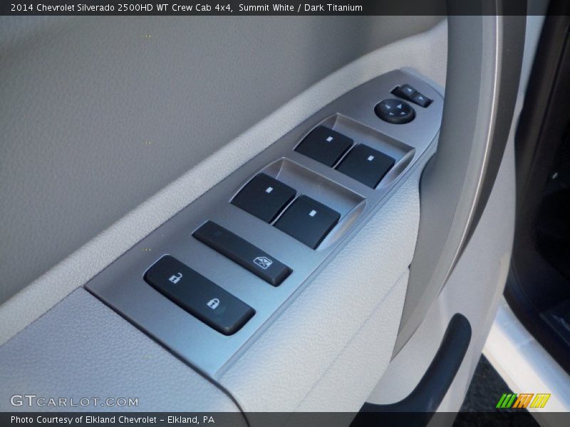 Summit White / Dark Titanium 2014 Chevrolet Silverado 2500HD WT Crew Cab 4x4