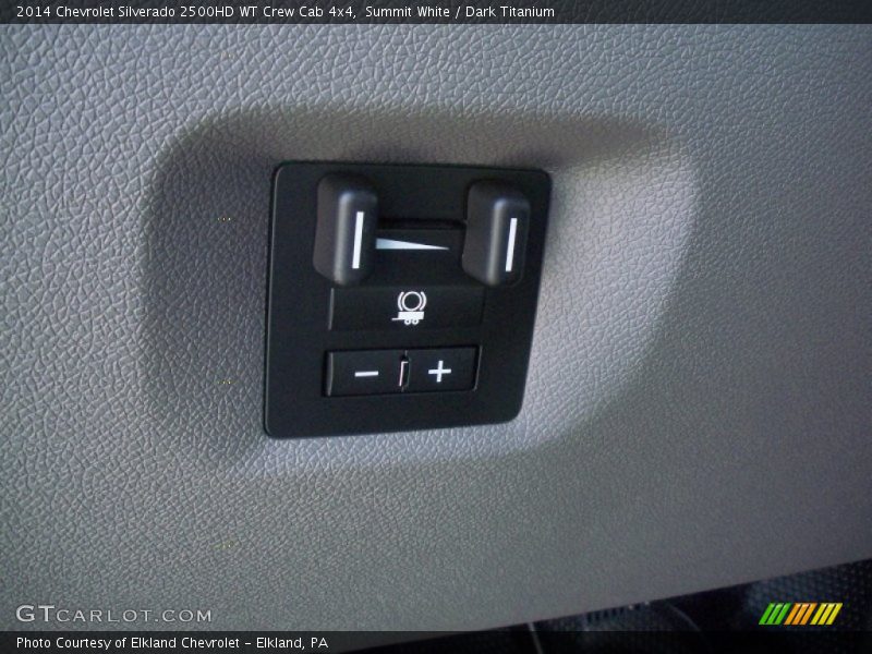 Summit White / Dark Titanium 2014 Chevrolet Silverado 2500HD WT Crew Cab 4x4
