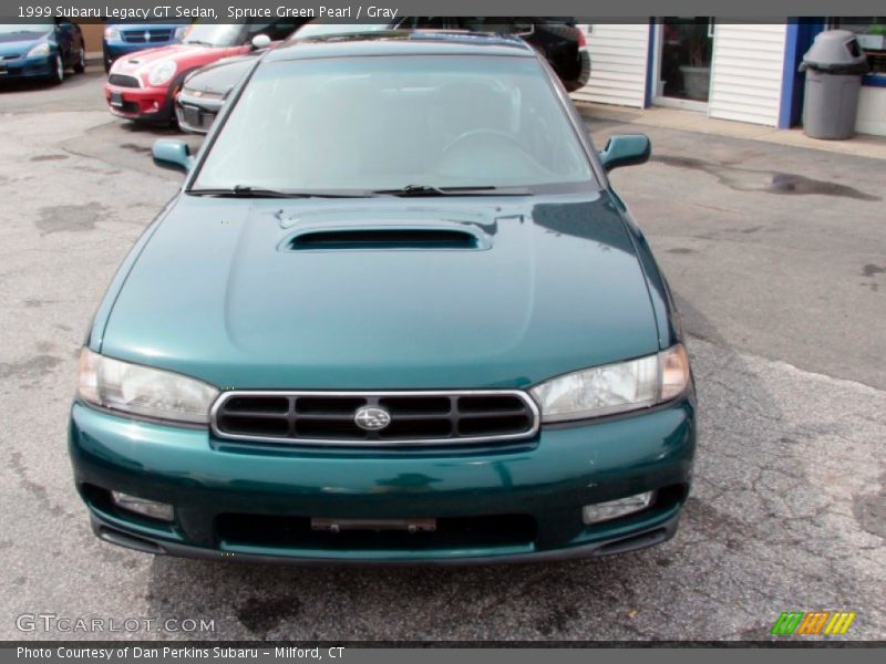 Spruce Green Pearl / Gray 1999 Subaru Legacy GT Sedan