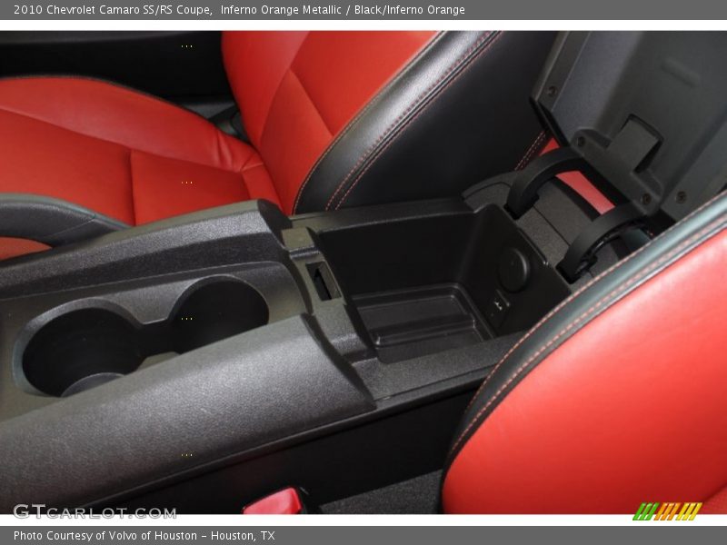 Inferno Orange Metallic / Black/Inferno Orange 2010 Chevrolet Camaro SS/RS Coupe