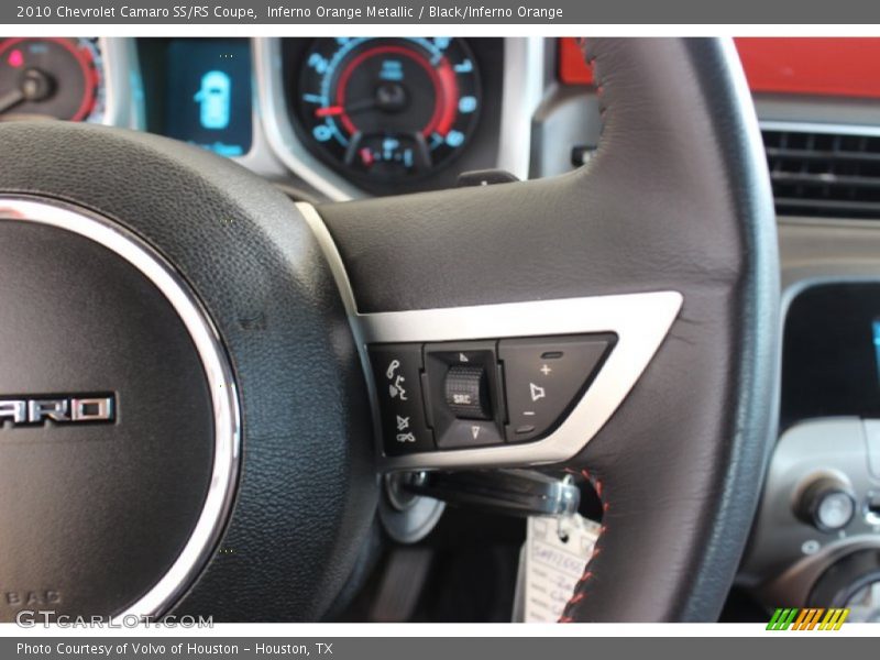 Inferno Orange Metallic / Black/Inferno Orange 2010 Chevrolet Camaro SS/RS Coupe