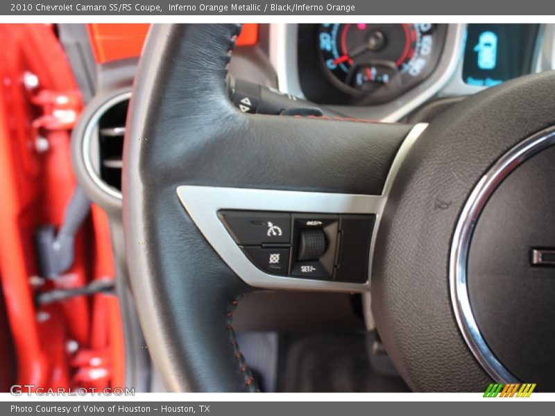 Inferno Orange Metallic / Black/Inferno Orange 2010 Chevrolet Camaro SS/RS Coupe