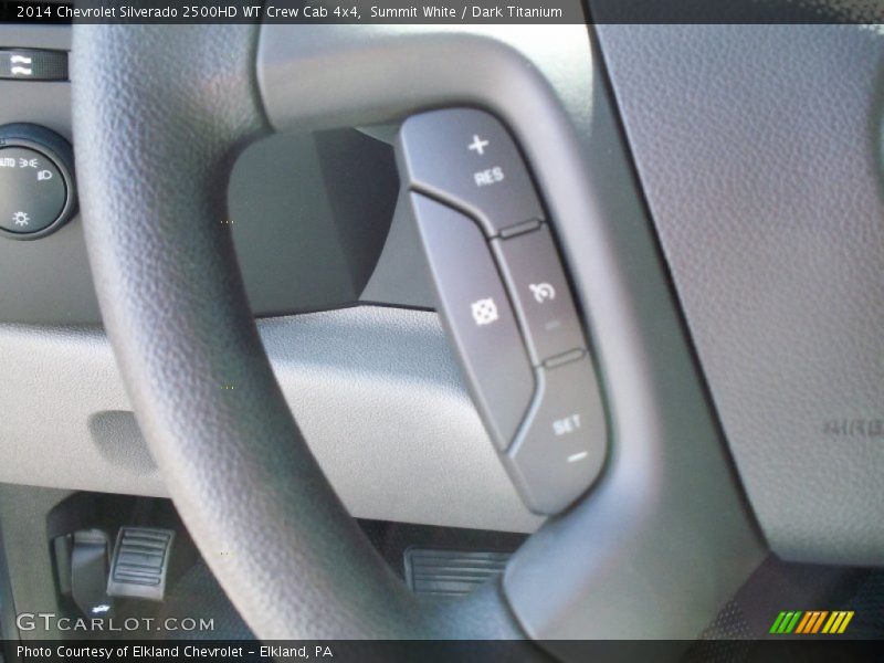 Summit White / Dark Titanium 2014 Chevrolet Silverado 2500HD WT Crew Cab 4x4