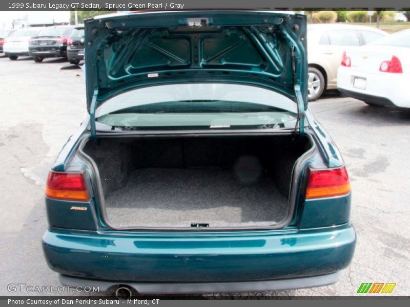 Spruce Green Pearl / Gray 1999 Subaru Legacy GT Sedan