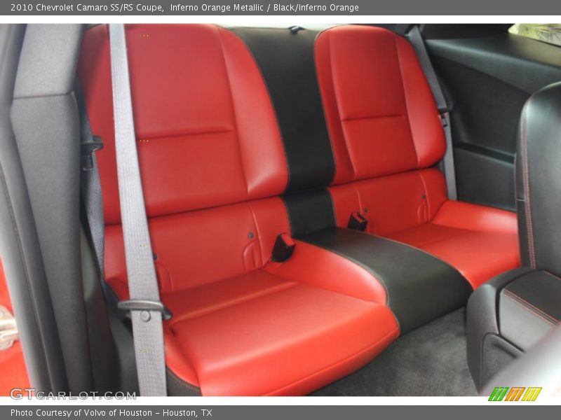 Inferno Orange Metallic / Black/Inferno Orange 2010 Chevrolet Camaro SS/RS Coupe
