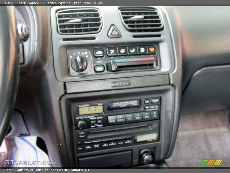 Spruce Green Pearl / Gray 1999 Subaru Legacy GT Sedan