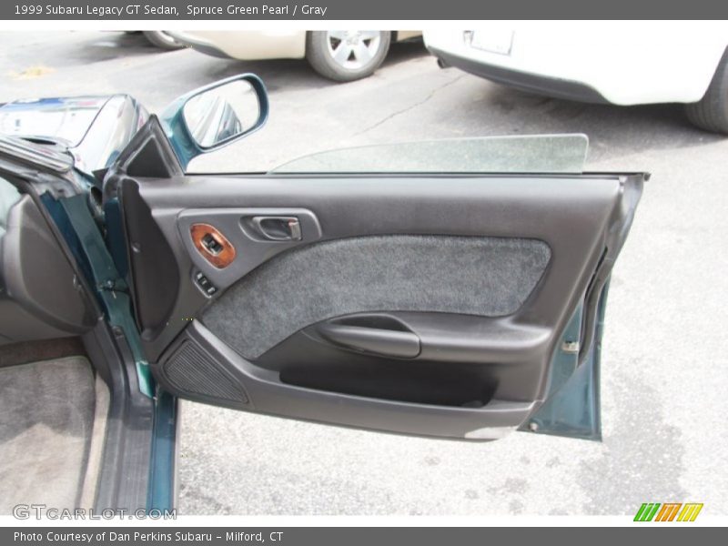 Spruce Green Pearl / Gray 1999 Subaru Legacy GT Sedan