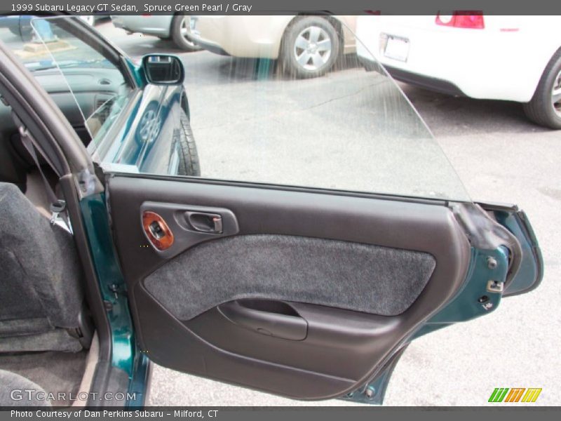 Spruce Green Pearl / Gray 1999 Subaru Legacy GT Sedan