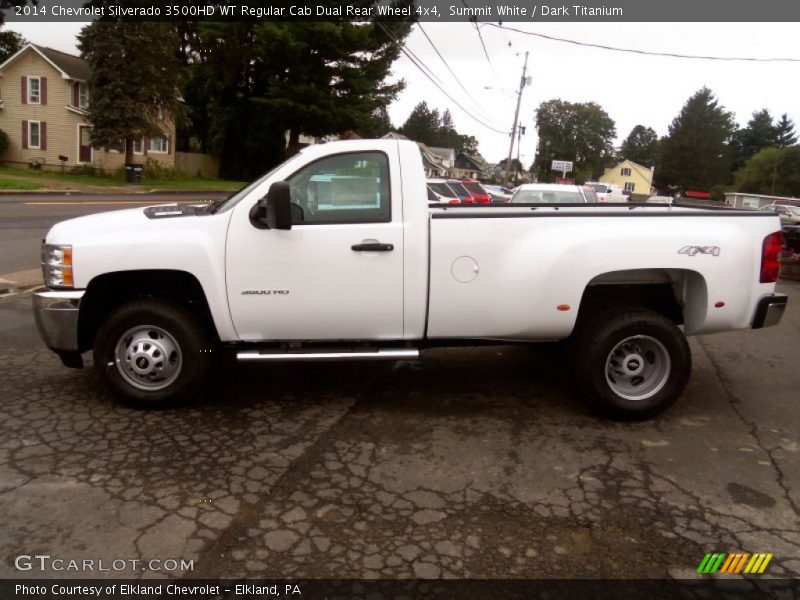  2014 Silverado 3500HD WT Regular Cab Dual Rear Wheel 4x4 Summit White