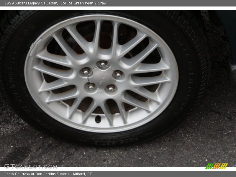 Spruce Green Pearl / Gray 1999 Subaru Legacy GT Sedan