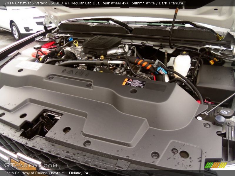  2014 Silverado 3500HD WT Regular Cab Dual Rear Wheel 4x4 Engine - 6.6 Liter OHV 32-Valve Duramax Turbo-Diesel V8