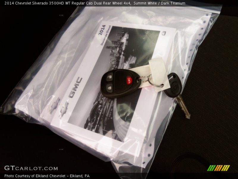 Keys of 2014 Silverado 3500HD WT Regular Cab Dual Rear Wheel 4x4