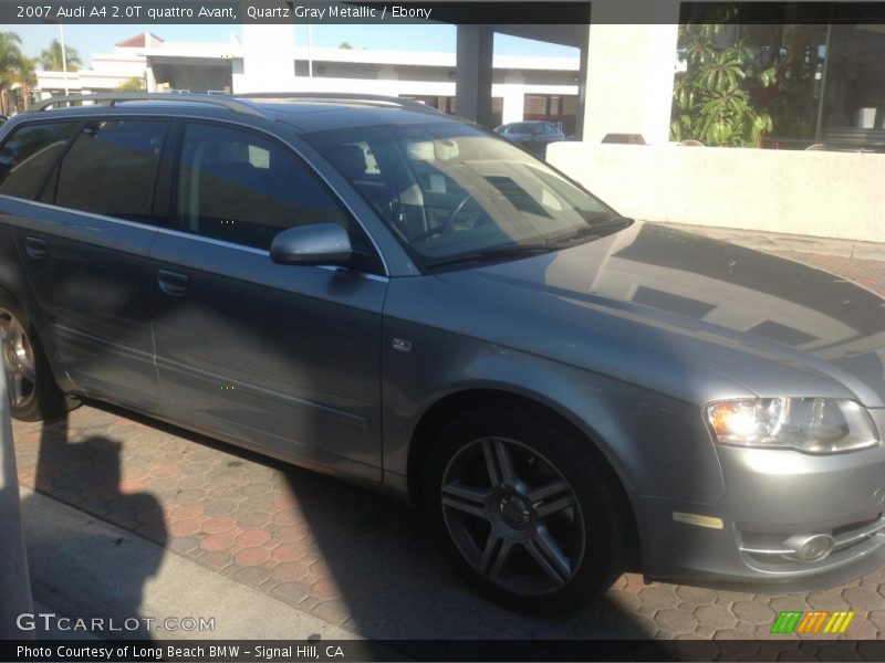 Quartz Gray Metallic / Ebony 2007 Audi A4 2.0T quattro Avant
