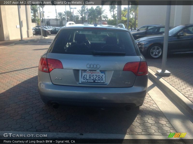 Quartz Gray Metallic / Ebony 2007 Audi A4 2.0T quattro Avant