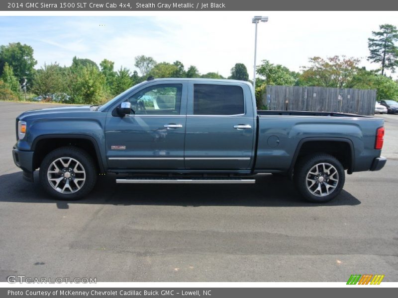 Stealth Gray Metallic / Jet Black 2014 GMC Sierra 1500 SLT Crew Cab 4x4